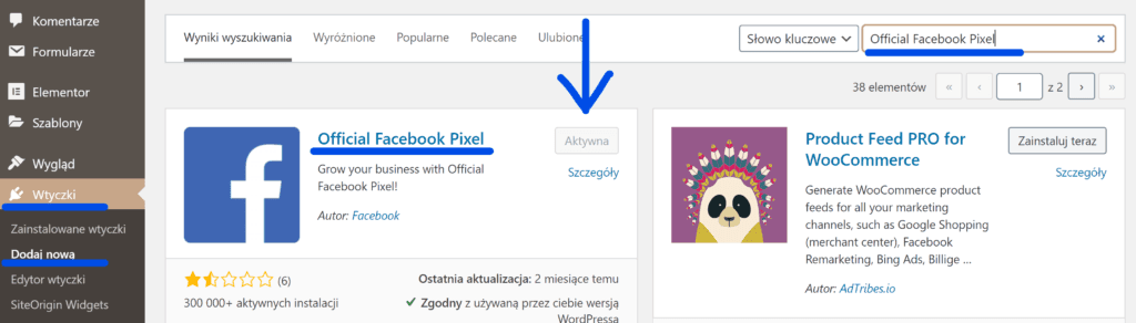 wtyczka - straszny piksel